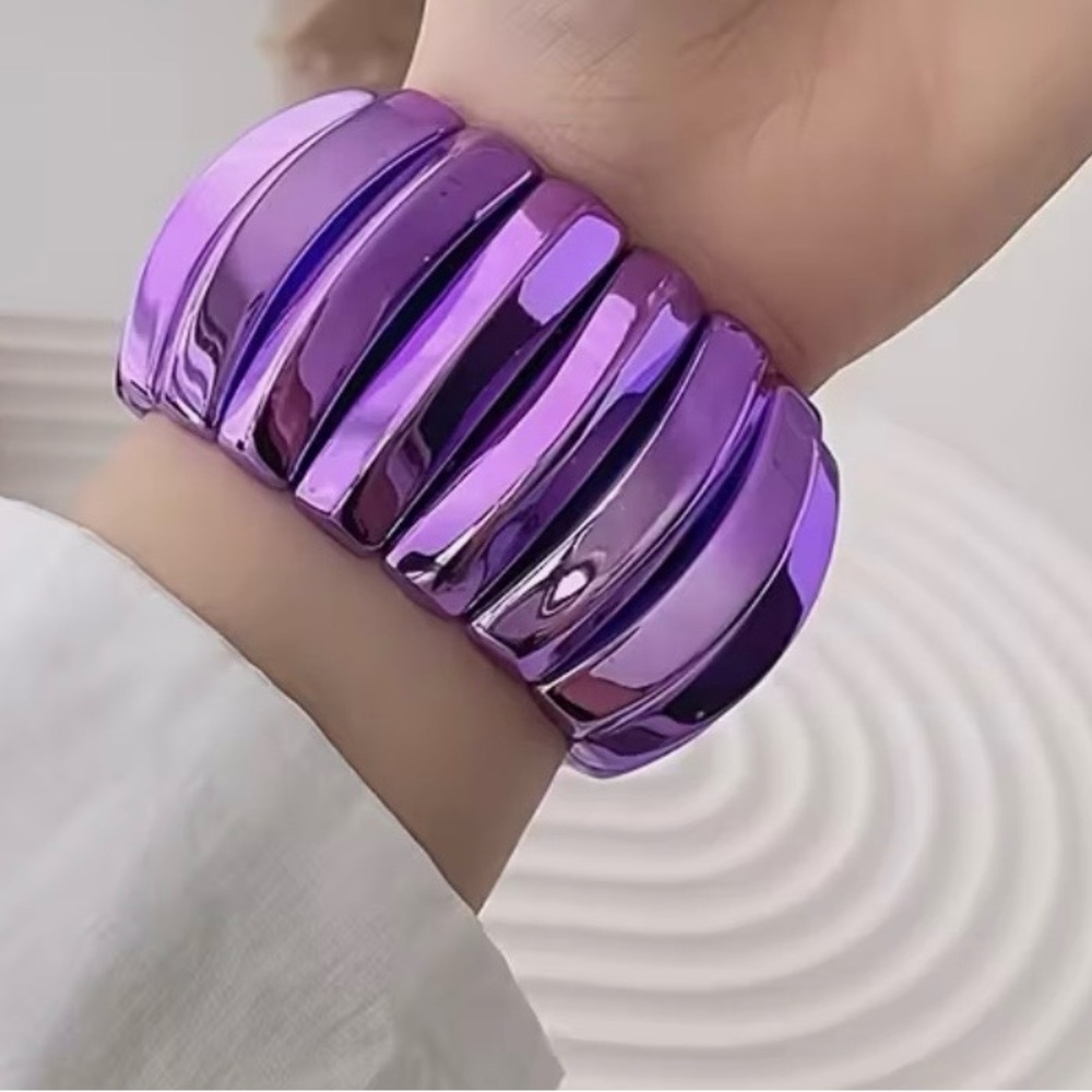 Purple Chunky Bracelet